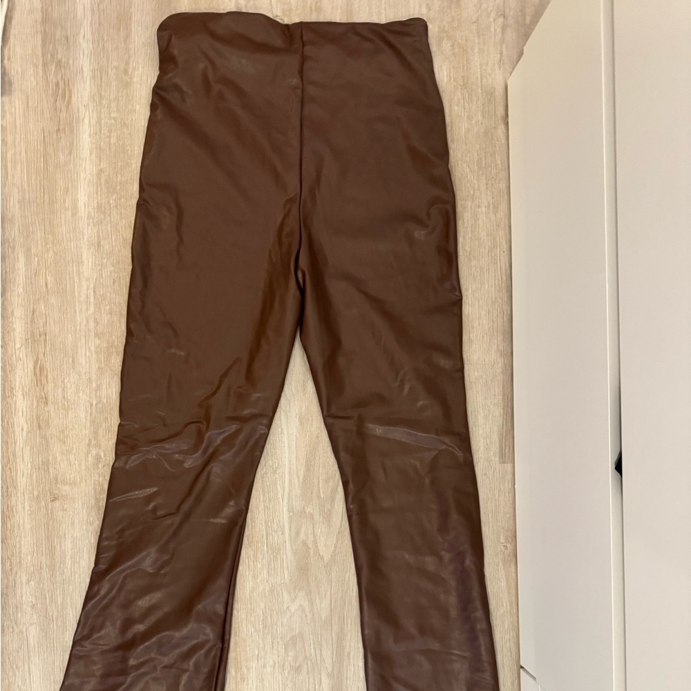 BAGATELLE.NYC Womens Faux Leather Pants